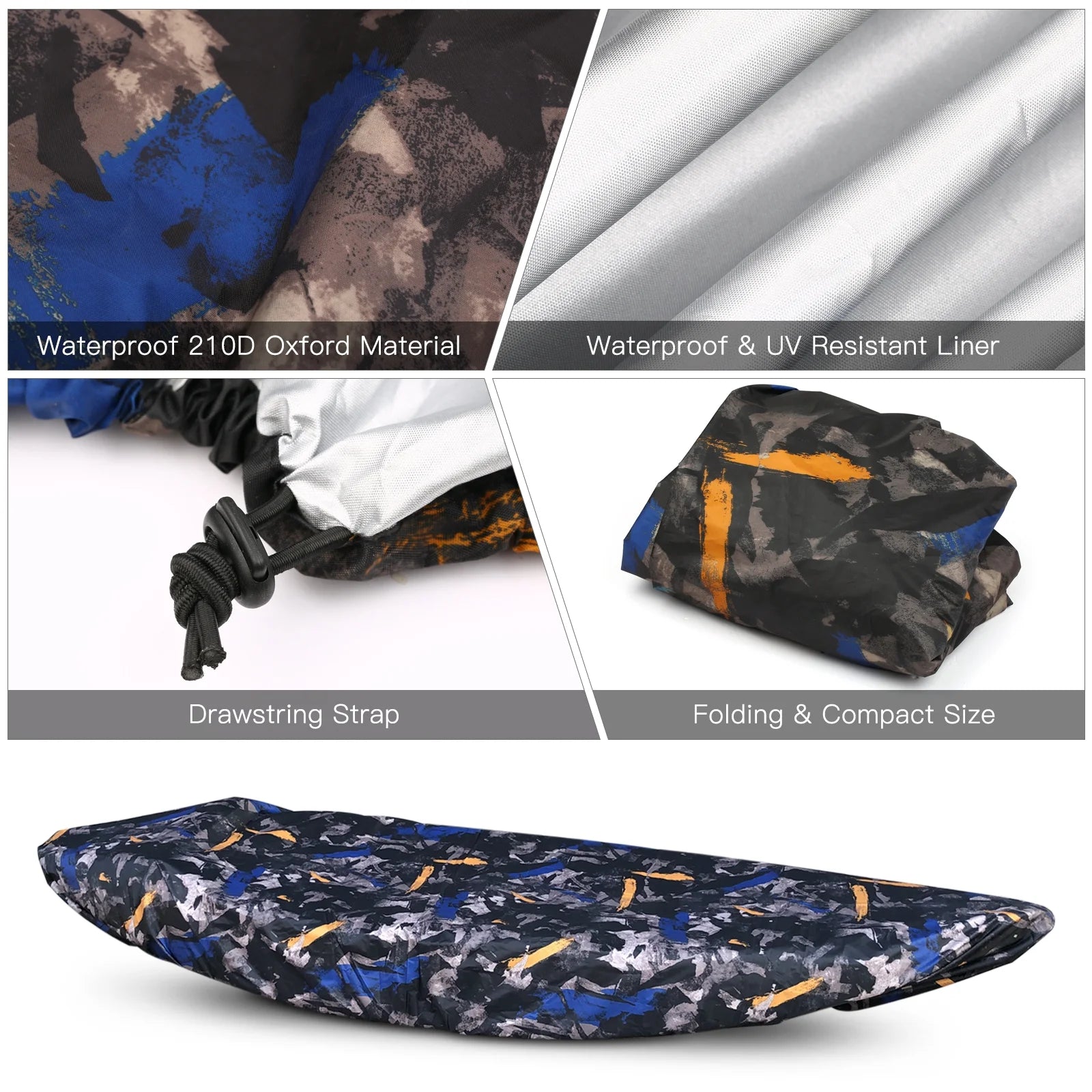 Waterproof Kayak Canoe Boat Cover N220915