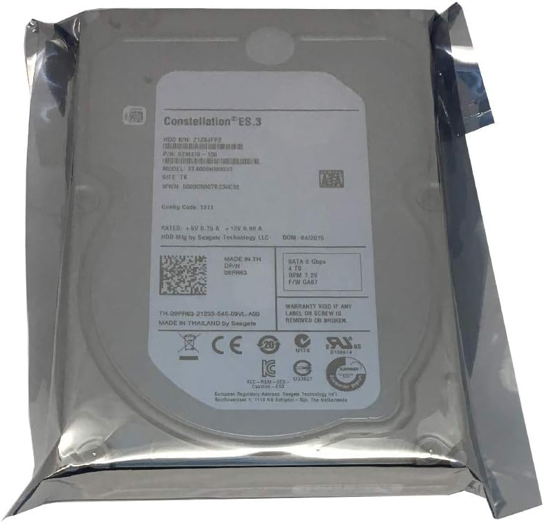 4 TB 3.5 inch Internal Hard Drive SATA 7200 rpm 128 MB Buffer Renewed Pack of 2 K579345