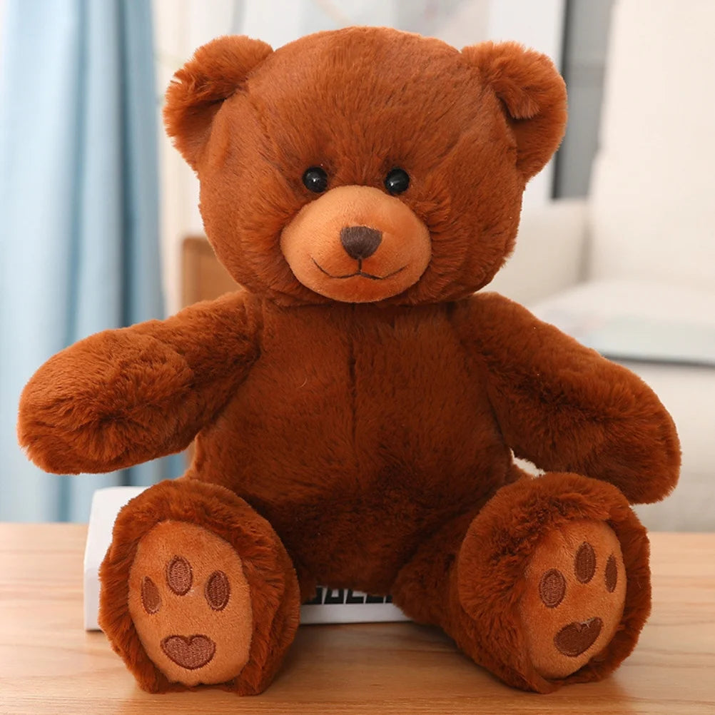 Teddy Bear Plush Toy with Pearl Chain Clasp H92201