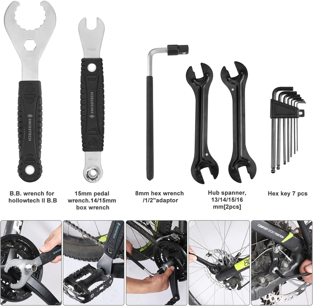 30 Piece Bike Repair Tool Kit with Storage Case A911666