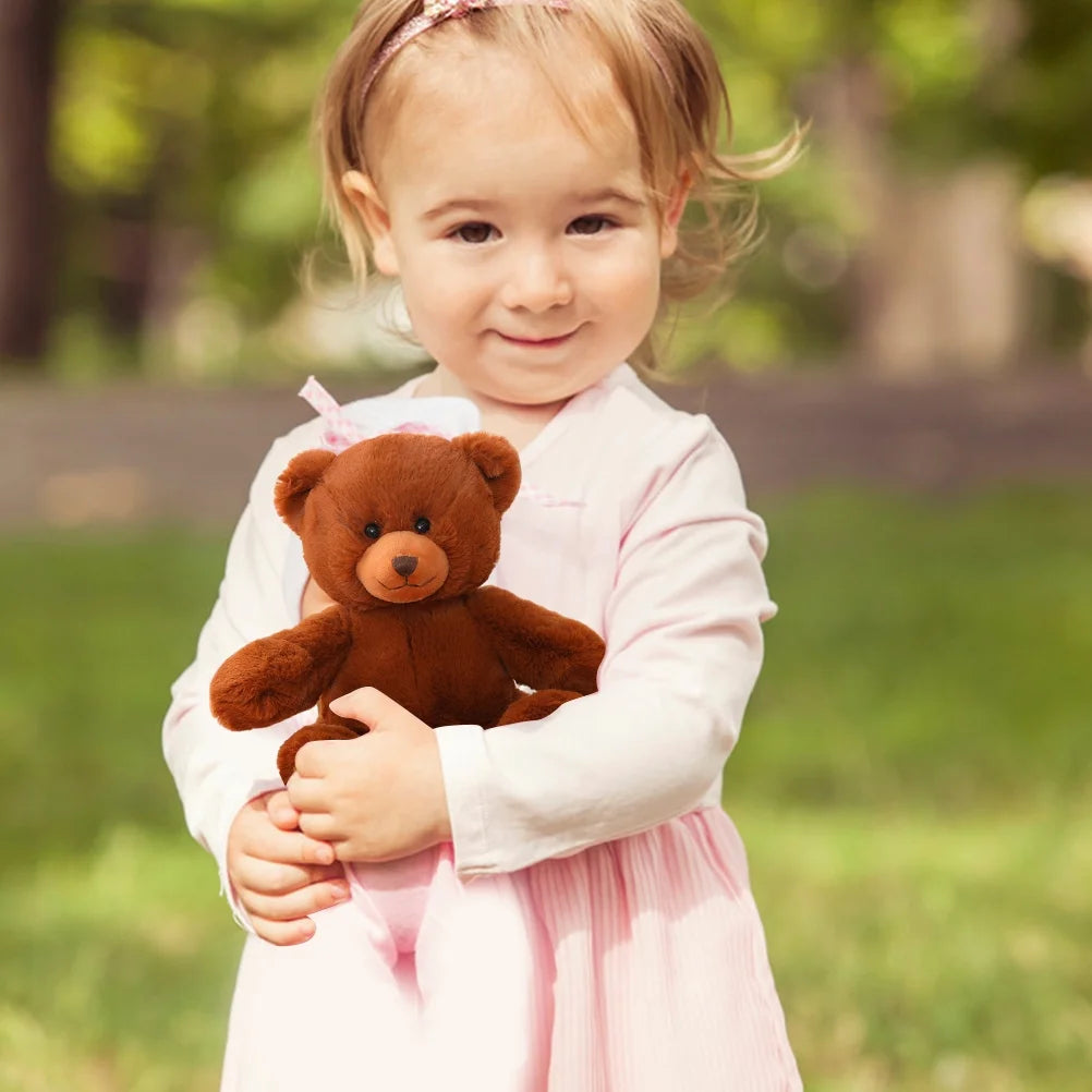 Teddy Bear Plush Toy with Pearl Chain Clasp H92201