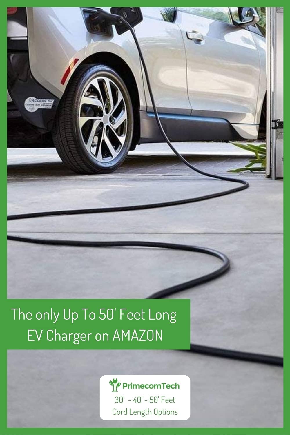 Level 2 Electric Vehicle Charger with 40Ft Cable V97034