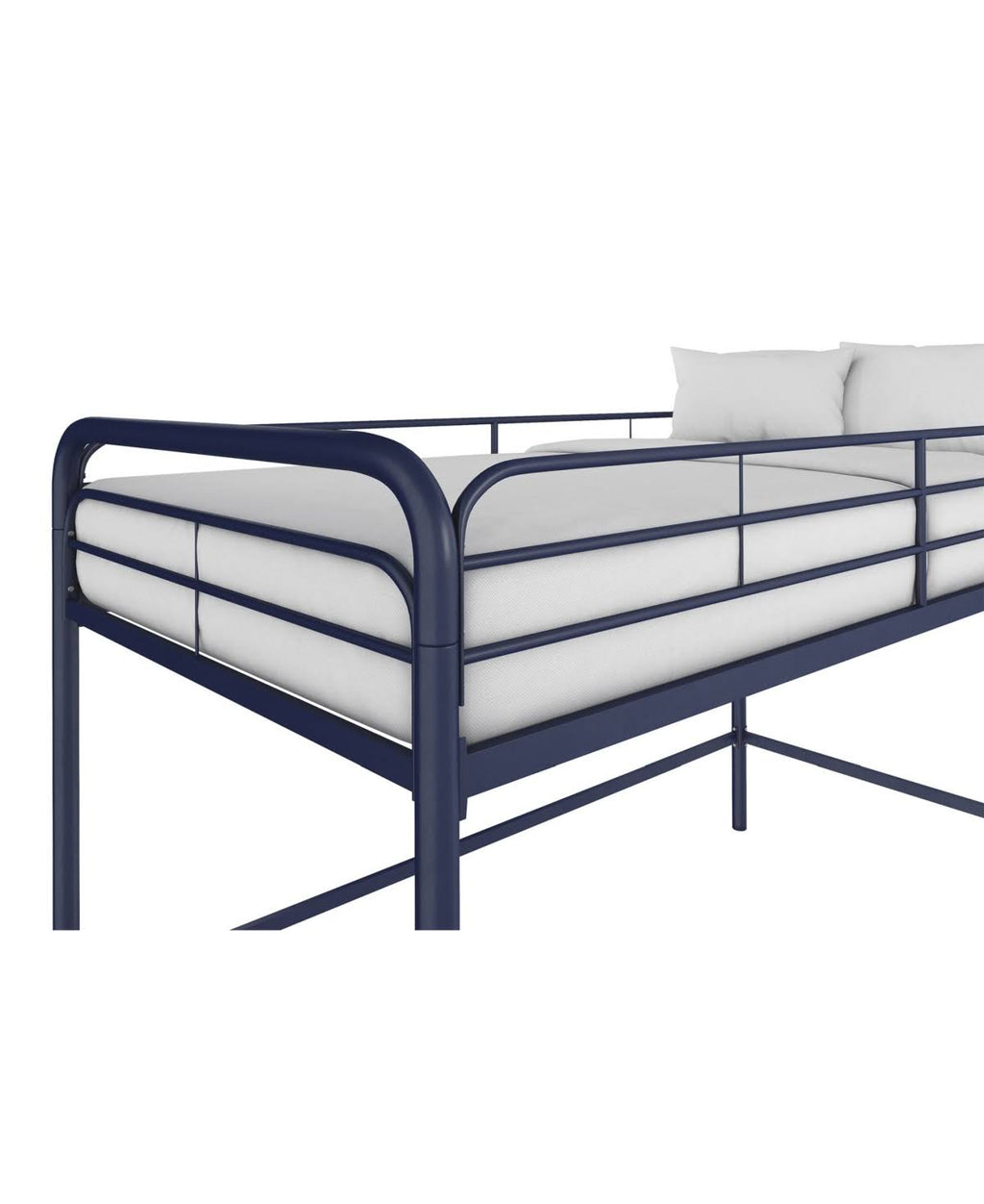 Navy Metal Loft Bed P587008