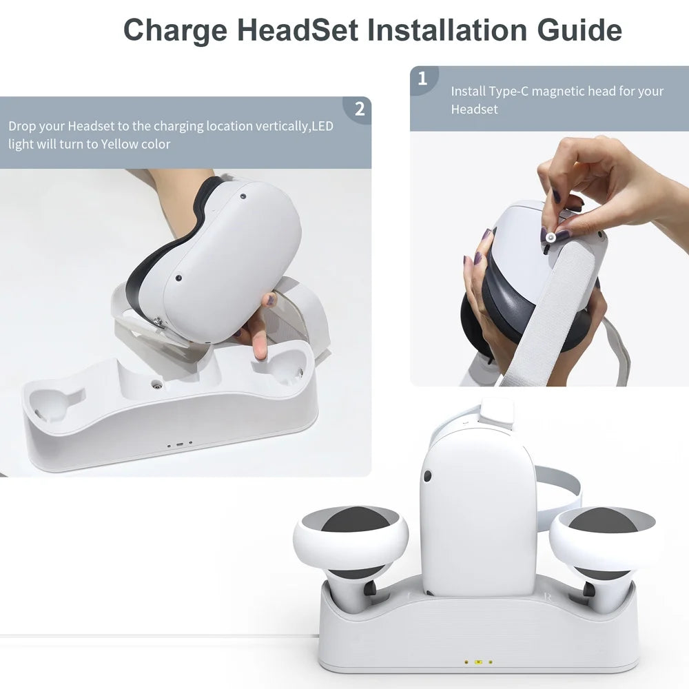 Charging Dock with Battery Kit for Oculus Quest 2 VR J537002