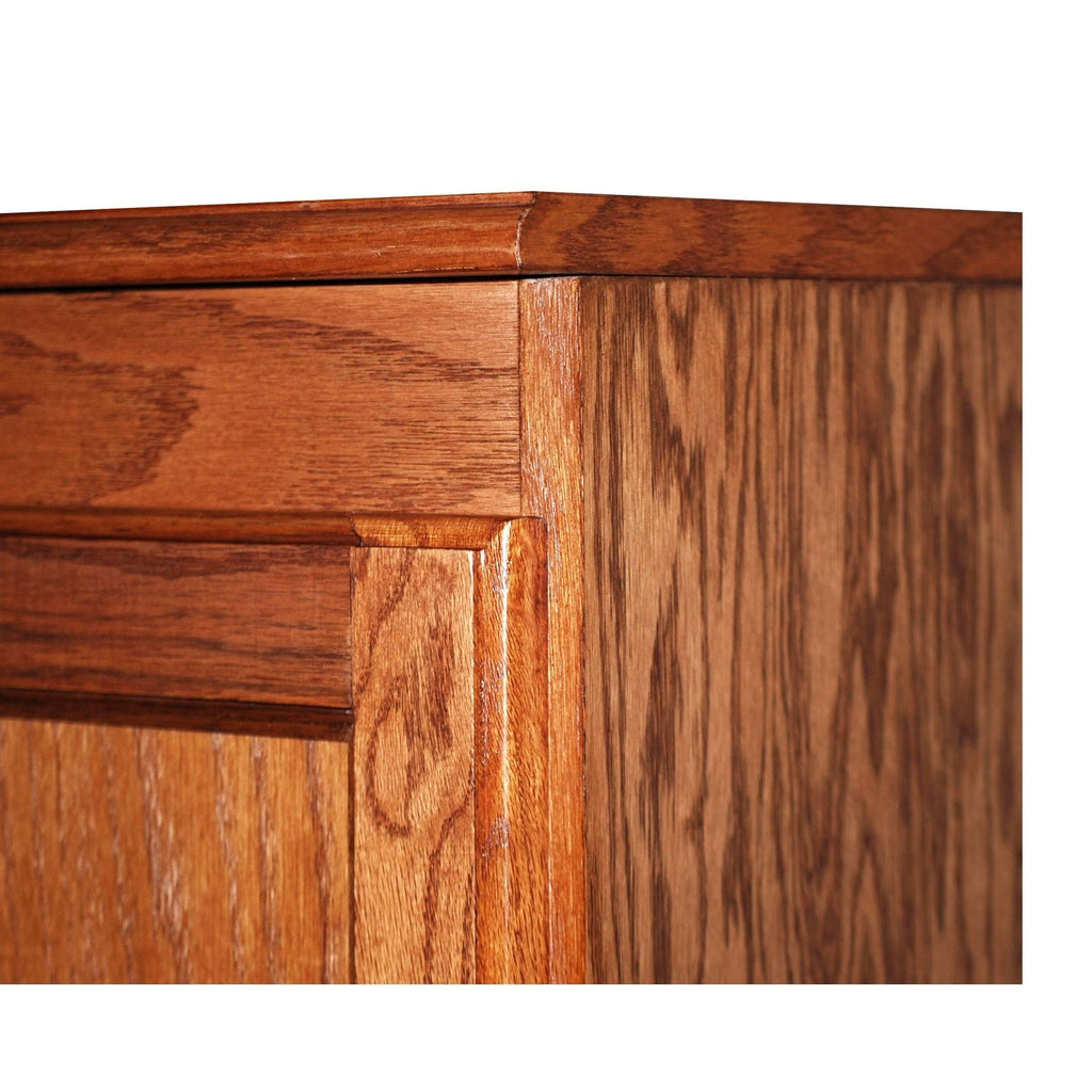 Coastal White 36 inch Storage Cabinet with 2 Shelves W7275