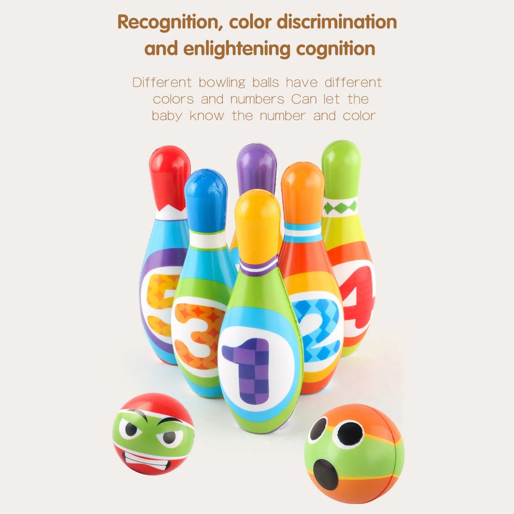 Mini Bowling Game Indoor Outdoor Sports Garden Toys M19735