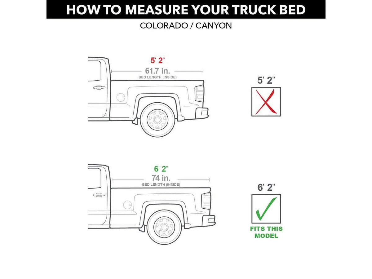 Soft Roll Up Truck Bed Tonneau Cover E22407