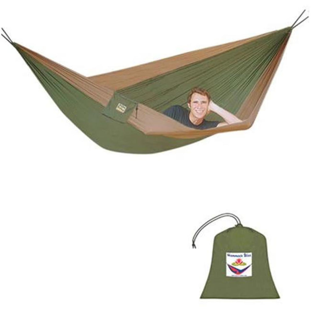 Double Hammock - Tan-Green U8277