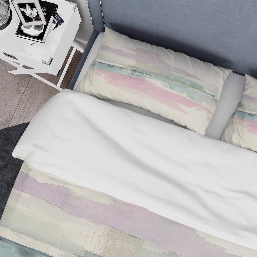 Full/Queen Geometric Bedding Set with 2 Shams T424