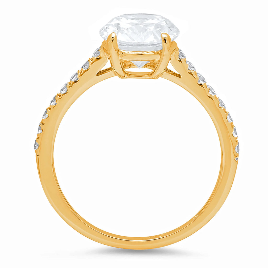 Oval Cut Simulated Alexandrite 18k Yellow Gold Ring Size 3.75 G243