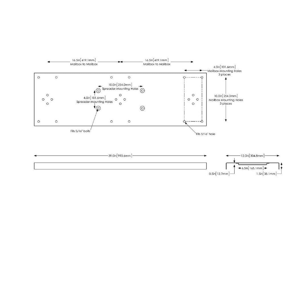 Sand Spreader Plate T149712
