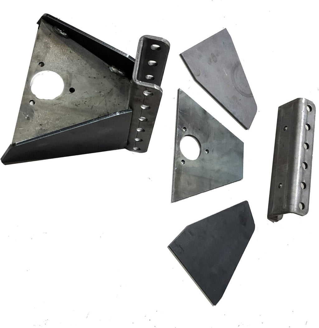 Weld On Tongue Adapter for Trailer A-Frames, Components Only - 2 Sides, Base & Vertical Channel N2754