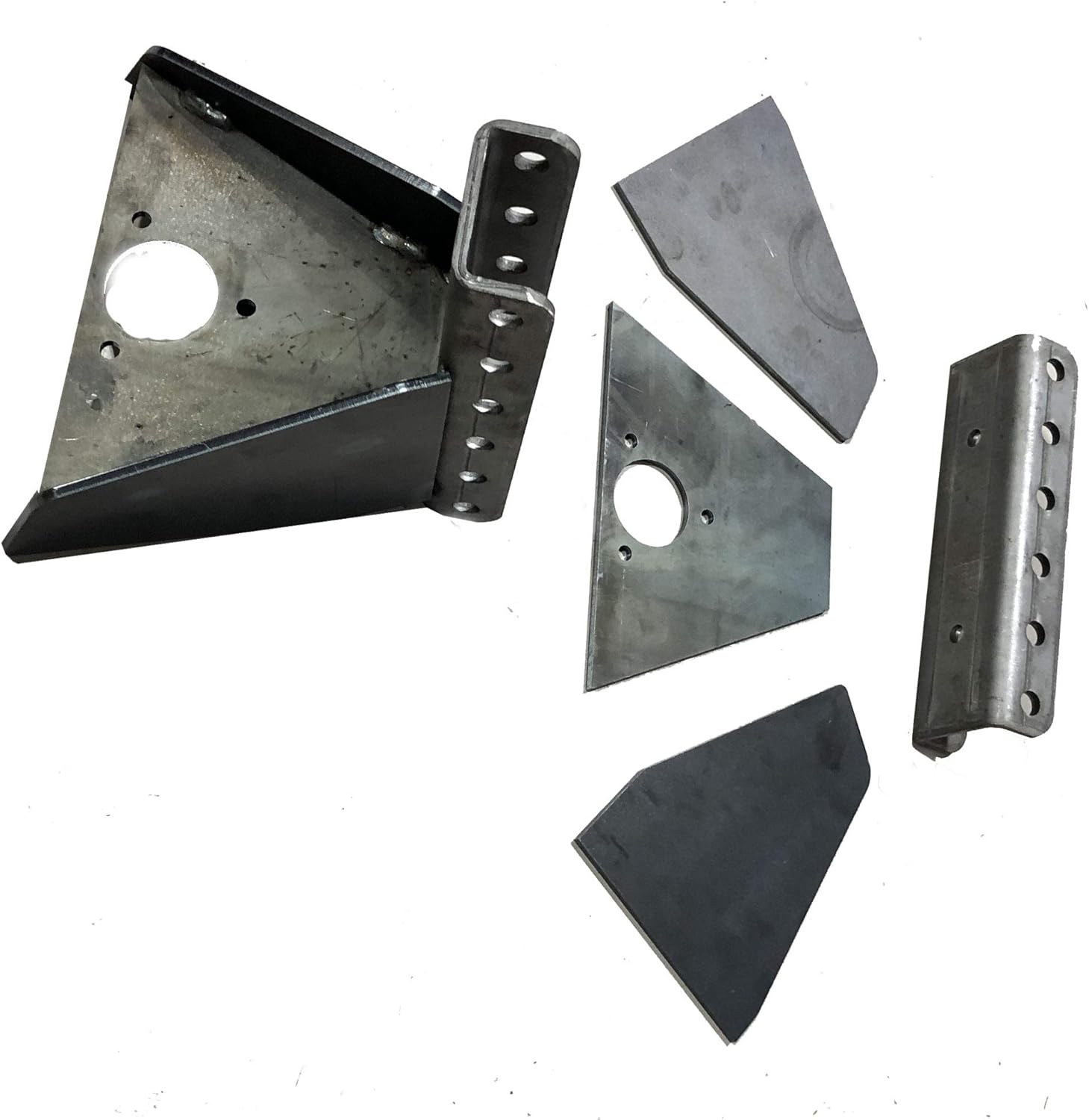 Weld On Tongue Adapter for Trailer A-Frames, Components Only - 2 Sides, Base & Vertical Channel N2754