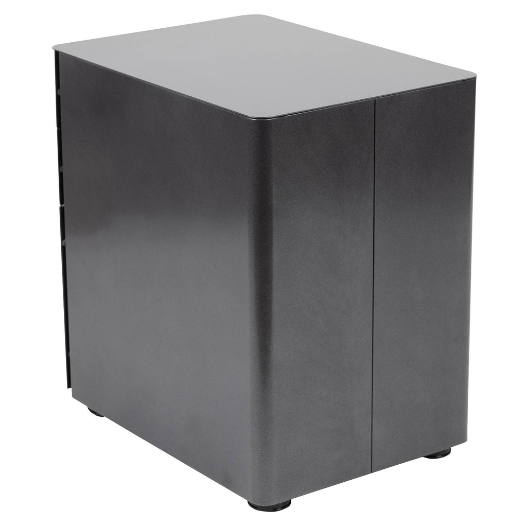 Black 3-Drawer Mobile Locking Filing Cabinet T382471