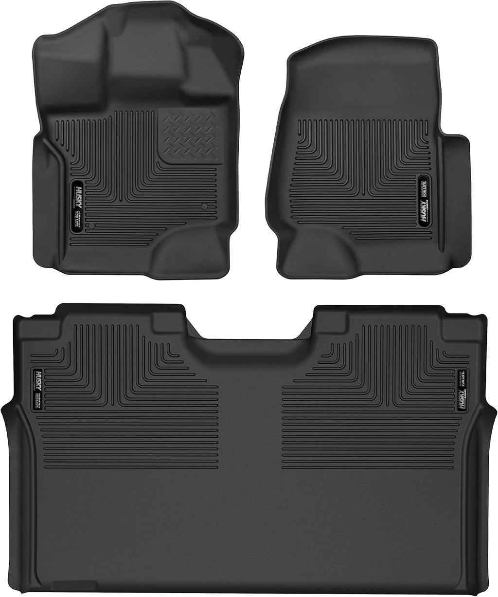 Black Front & 2nd Seat Floor Liners 3 Pcs G6975