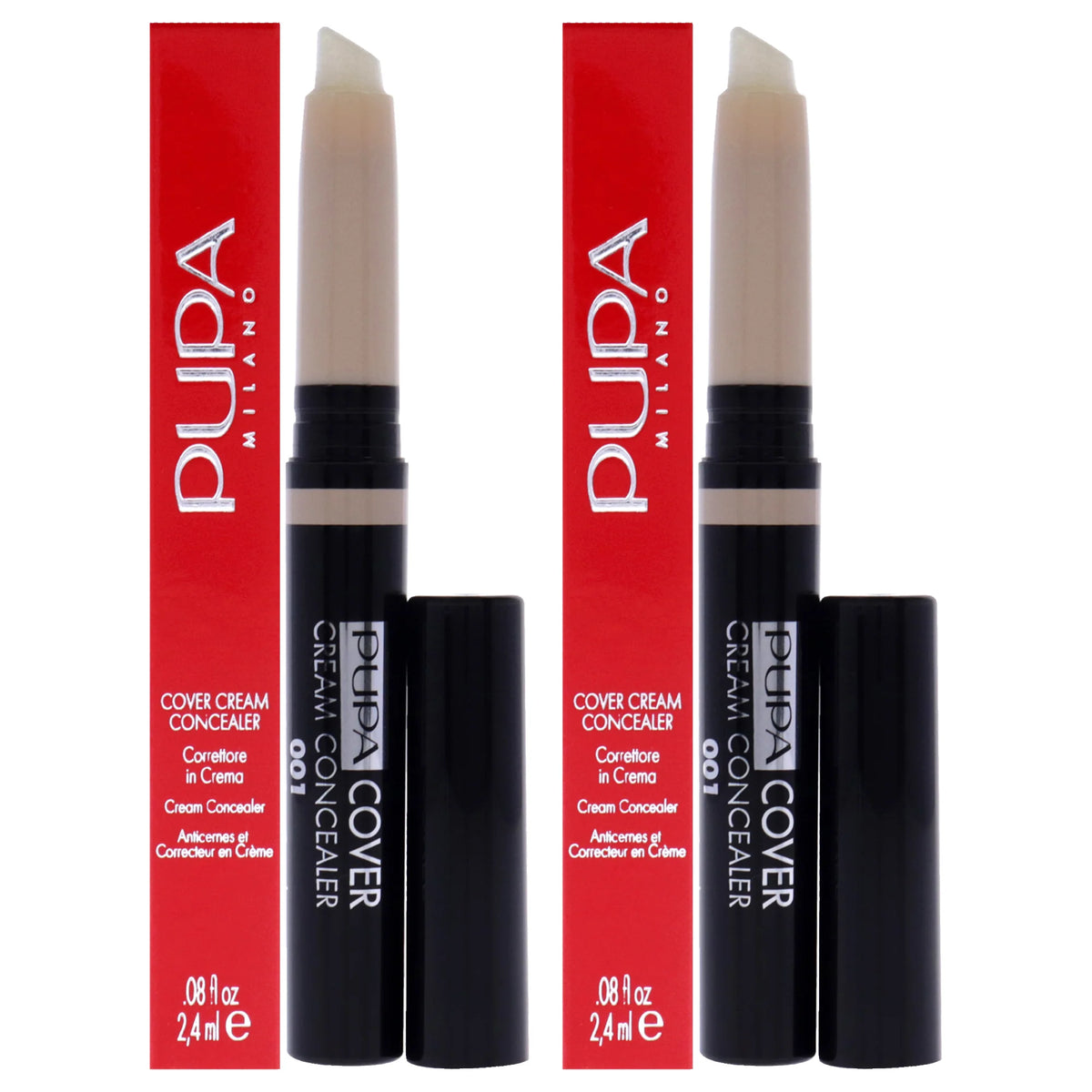 Concealer - 001 Light Beige - 0.08 oz - Pack of 2 F114