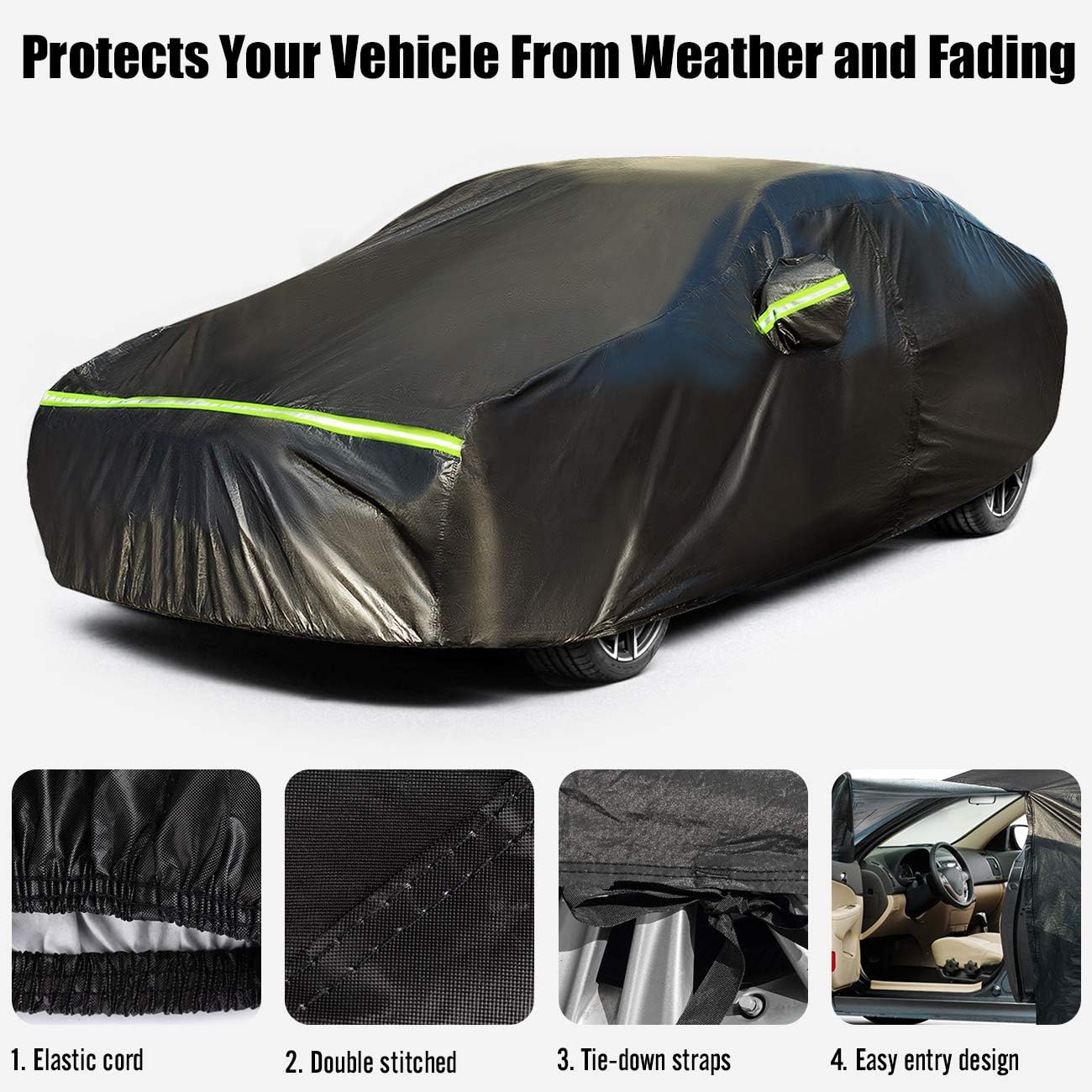 5 Layer Waterproof Windproof SUV Car Cover U854377