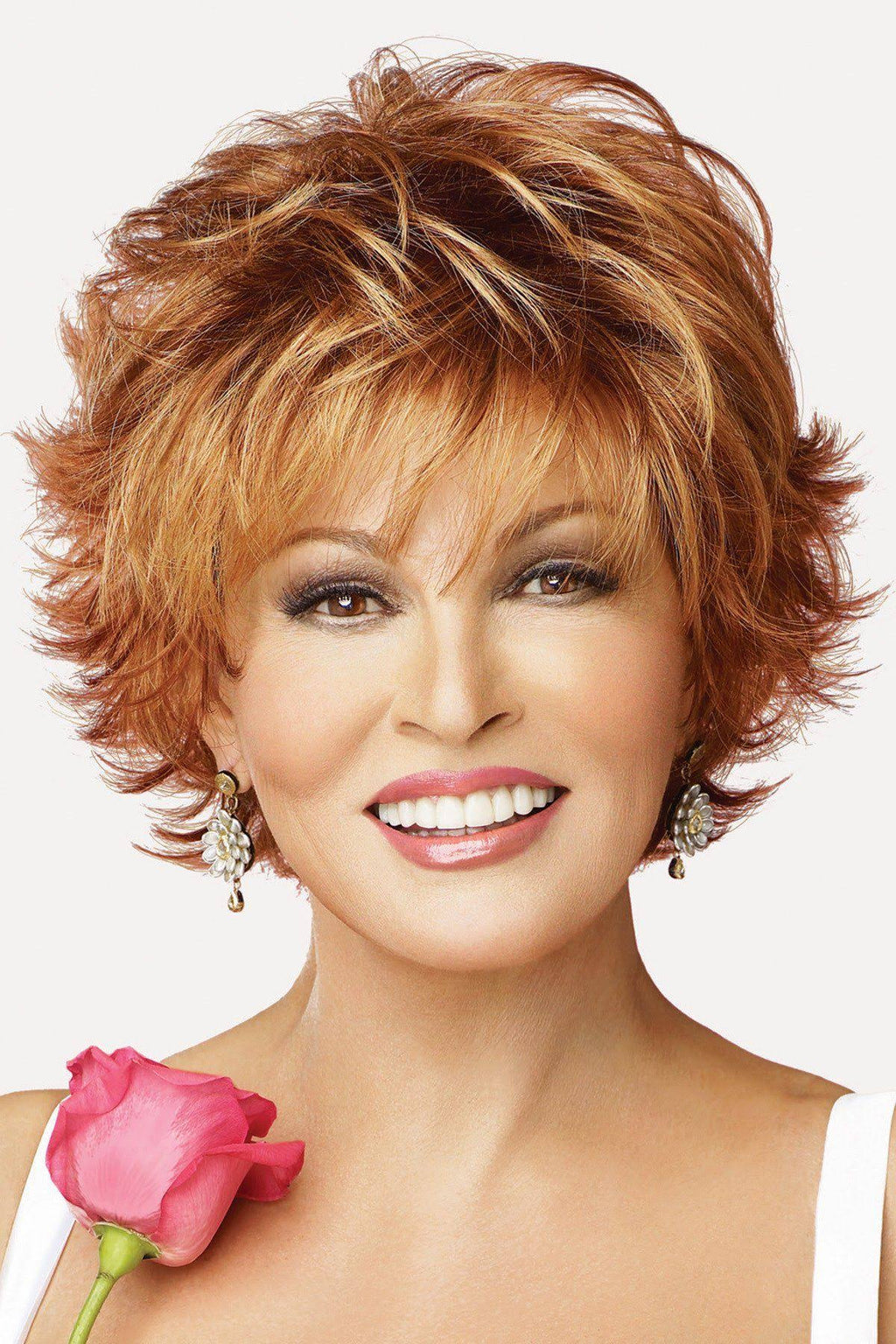 Mocha Foil Average Wig B659