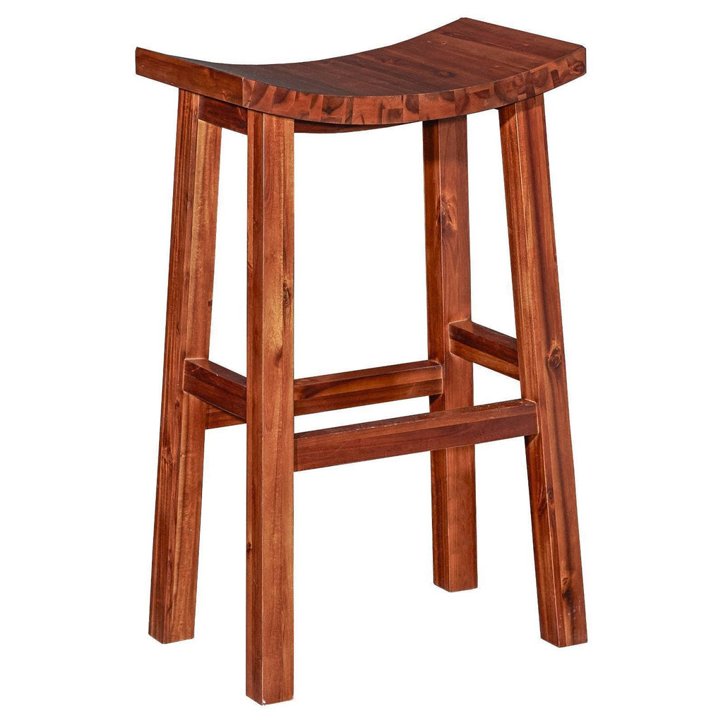 24x22 Saddle Counter Stool Light Natural A801
