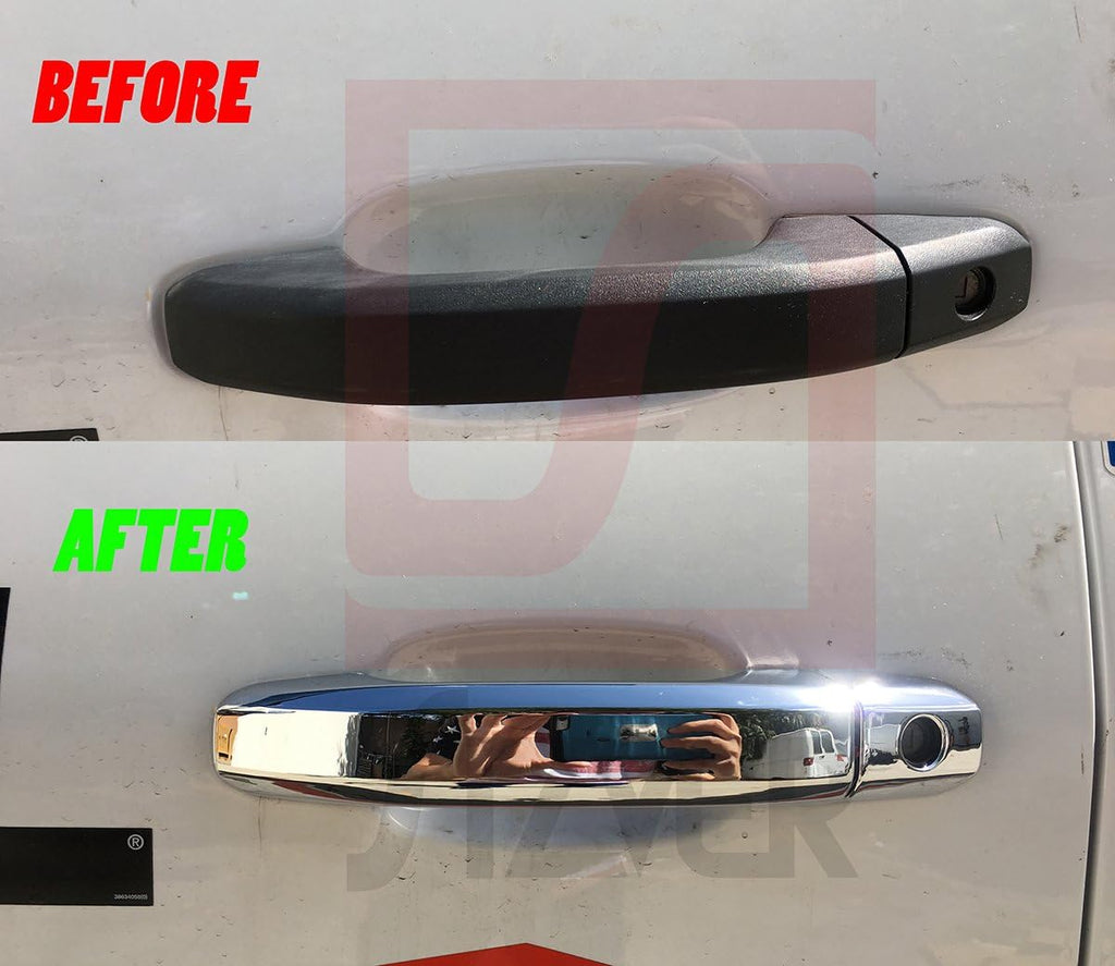 Chrome Tailgate Covers with Camera Hole X1979