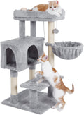 Cat Tree with Adjustable Base, Multi-Level Cat Furniture, Pack of 2 D852