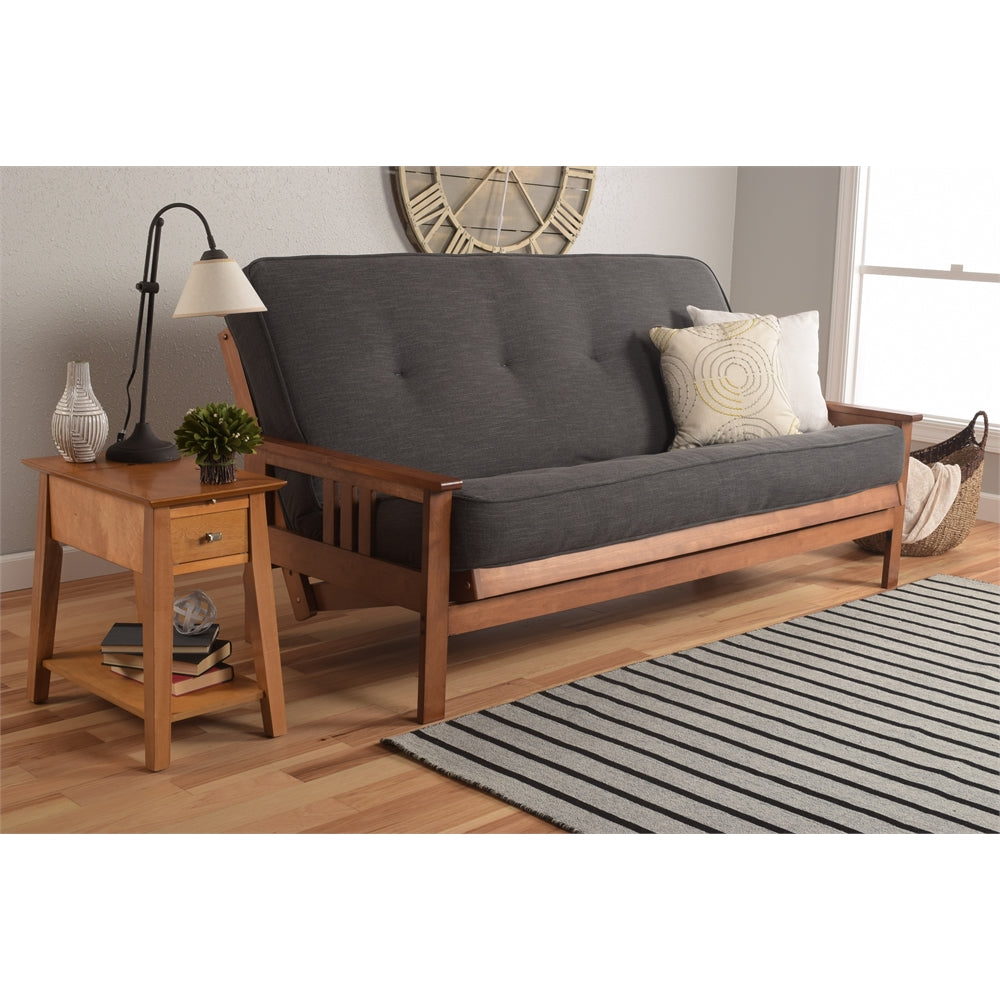 Full Futon with Linen Fabric Mattress X258147