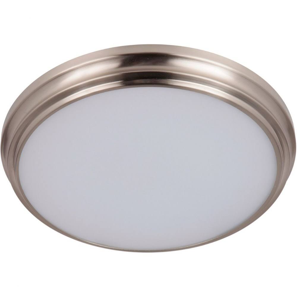 Satin Brass LED Flushmount D348