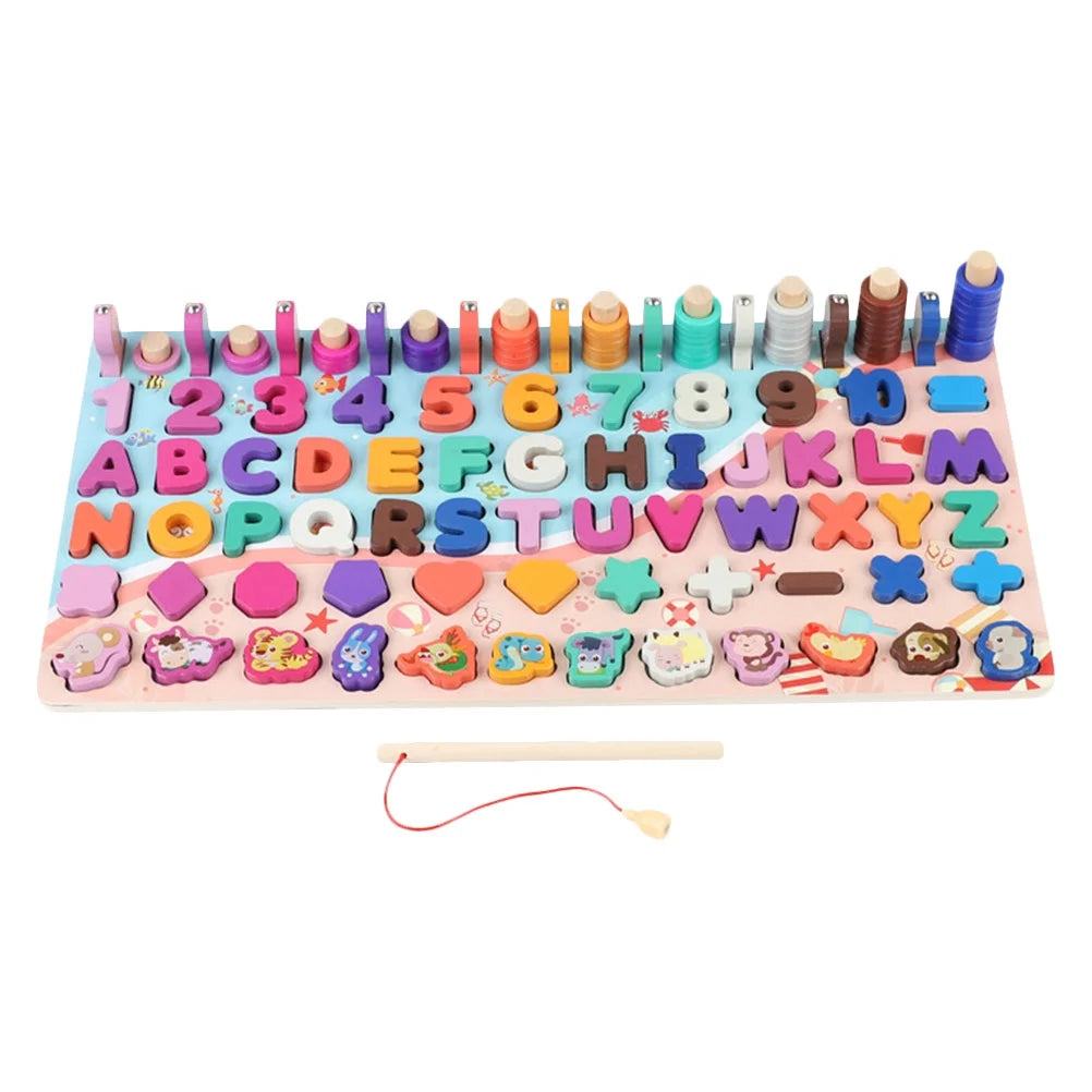 Wooden Magnetic Fishing Toy Game G33593