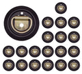 20 Pack Recessed D-Ring Tie-Down Anchor with Plastic Pan Fittings Q945284