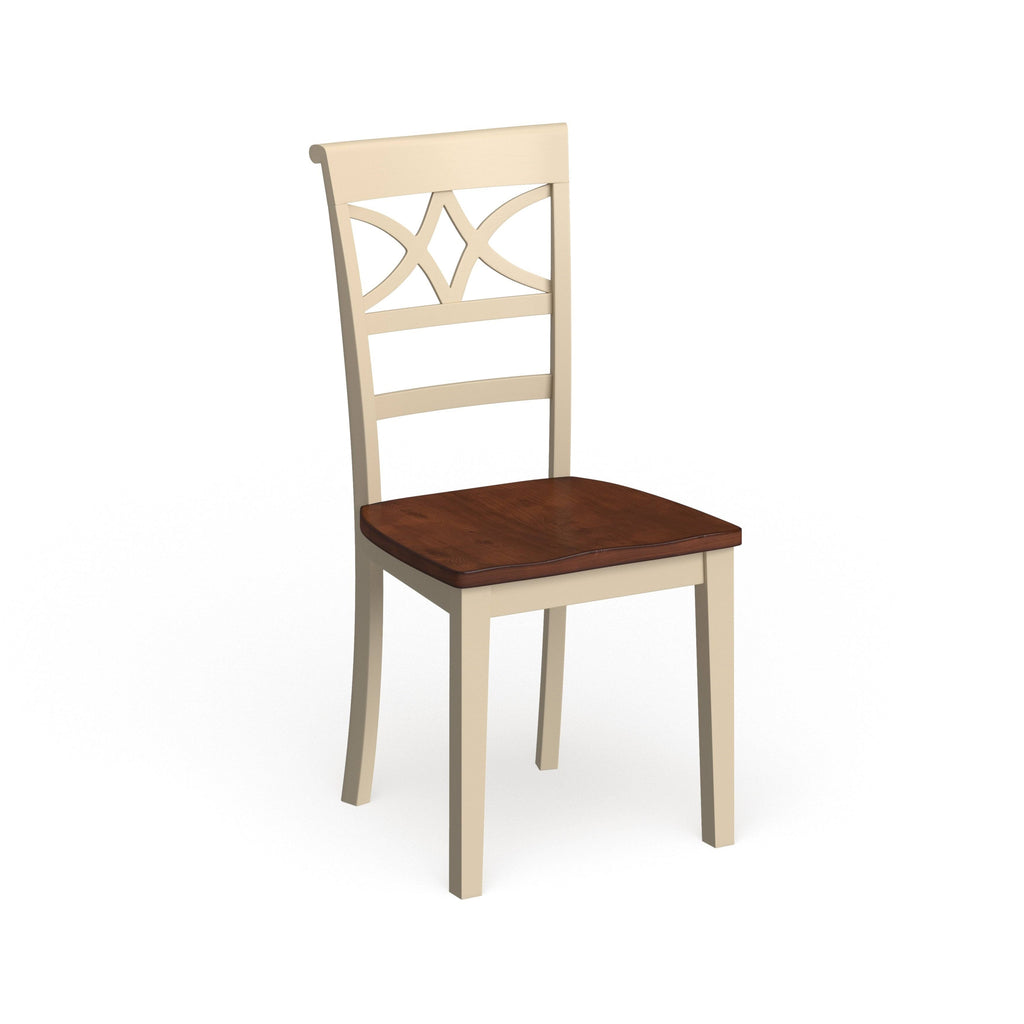 Cream Dining Chair Set of 2 V4438