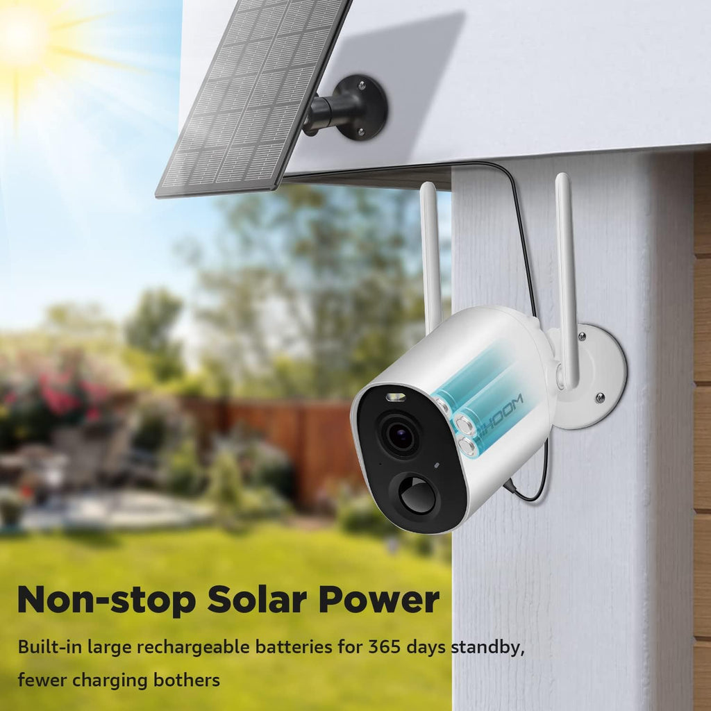 Wireless 1080P Rechargeable Battery Powered Security Camera with Siren Alarm Z2694