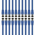 Cat8 Ethernet Cable S/FTP 5ft 10 Pack Blue 24AWG Patch Cable L374882