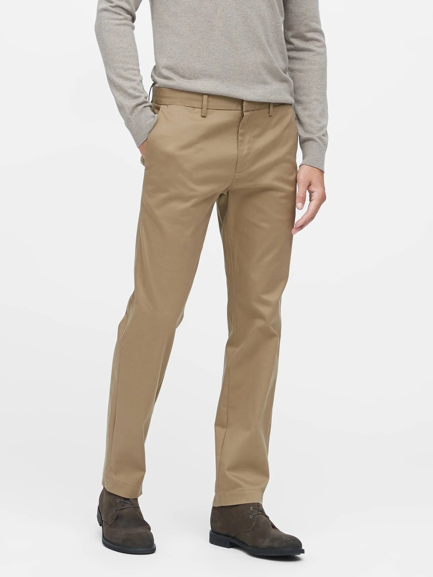 Men's Straight Chino Pant Airforce Khaki Size 36W 34L P442