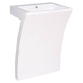 White Pedestal Sink X596905