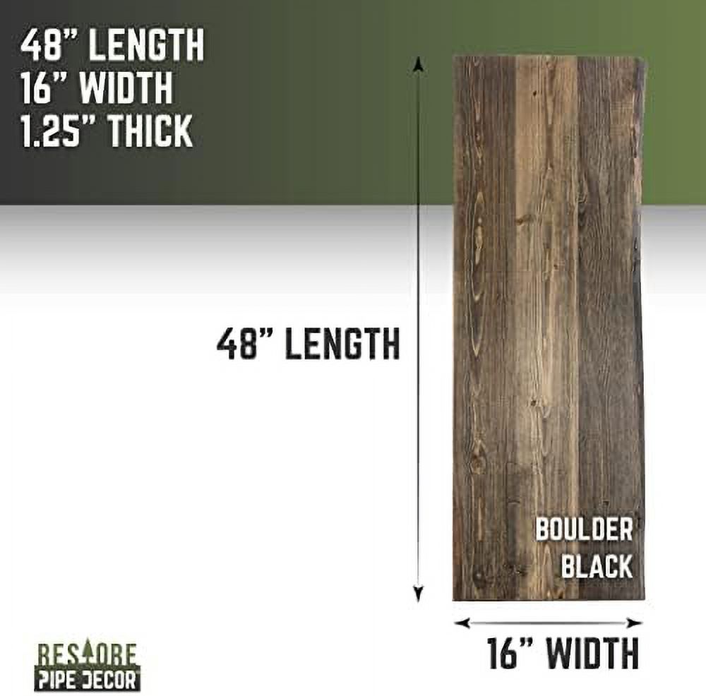 Reclaimed Ponderosa Pine Wood Console Table Top and Bench Q267942