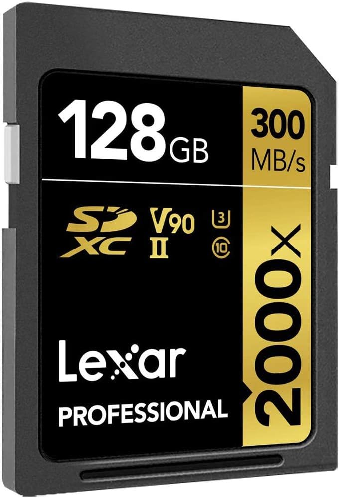 128GB SD UHS-II Memory Card 2 Pack E507582