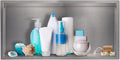 24x12 Brushed Stainless Steel Recessed Shower Shelf B80988