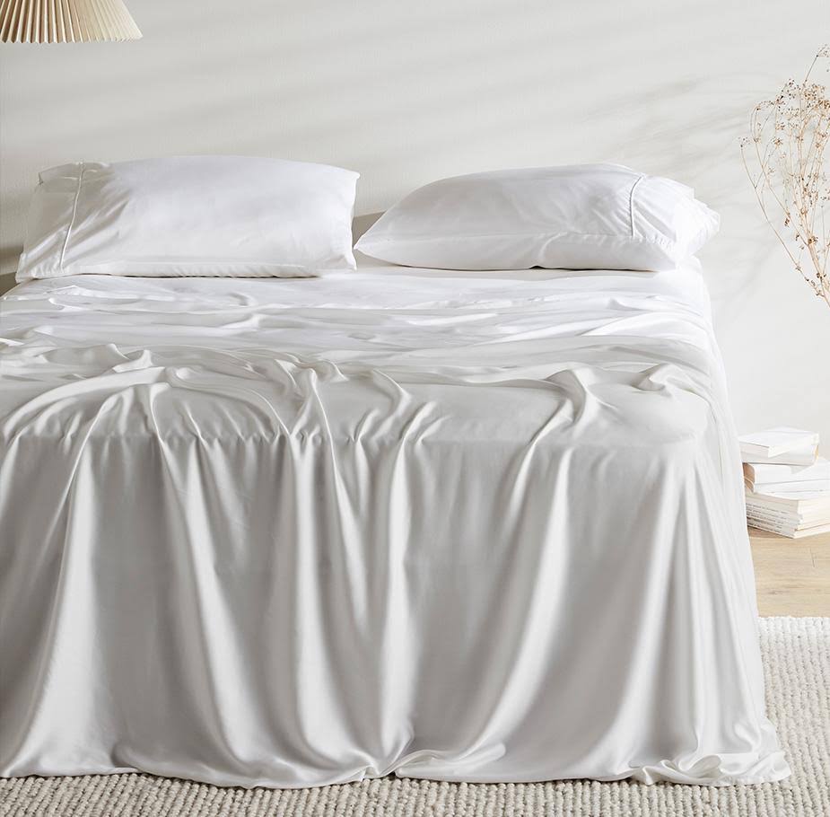 King Gray Flat Sheet U3854