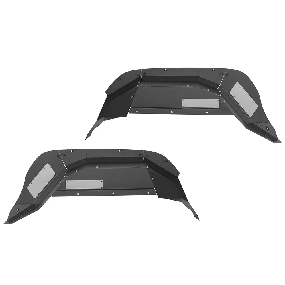 2Pcs Black Steel Rear Inner Fender Liners N355