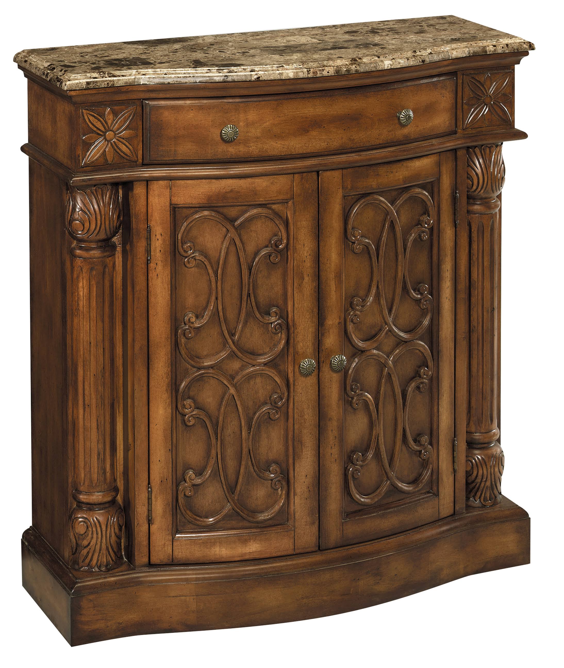 Aged Pecan Cabinet X6643