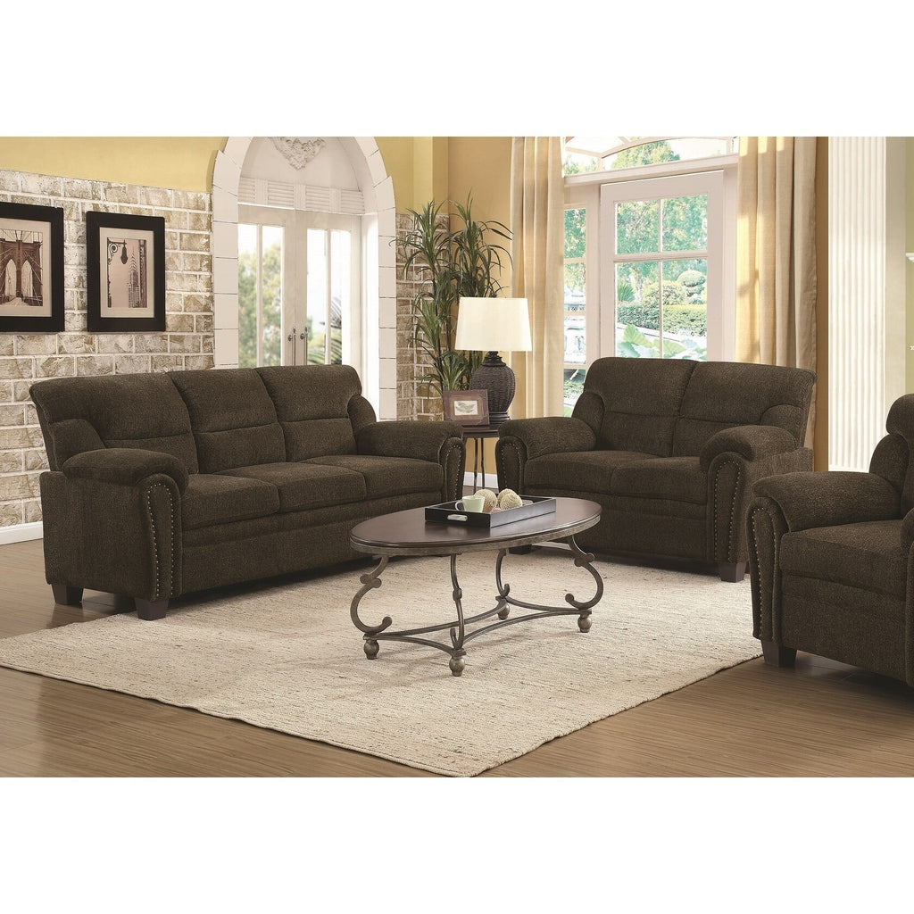 Upholstered Pillow Top Arm Living Room Set Y277338
