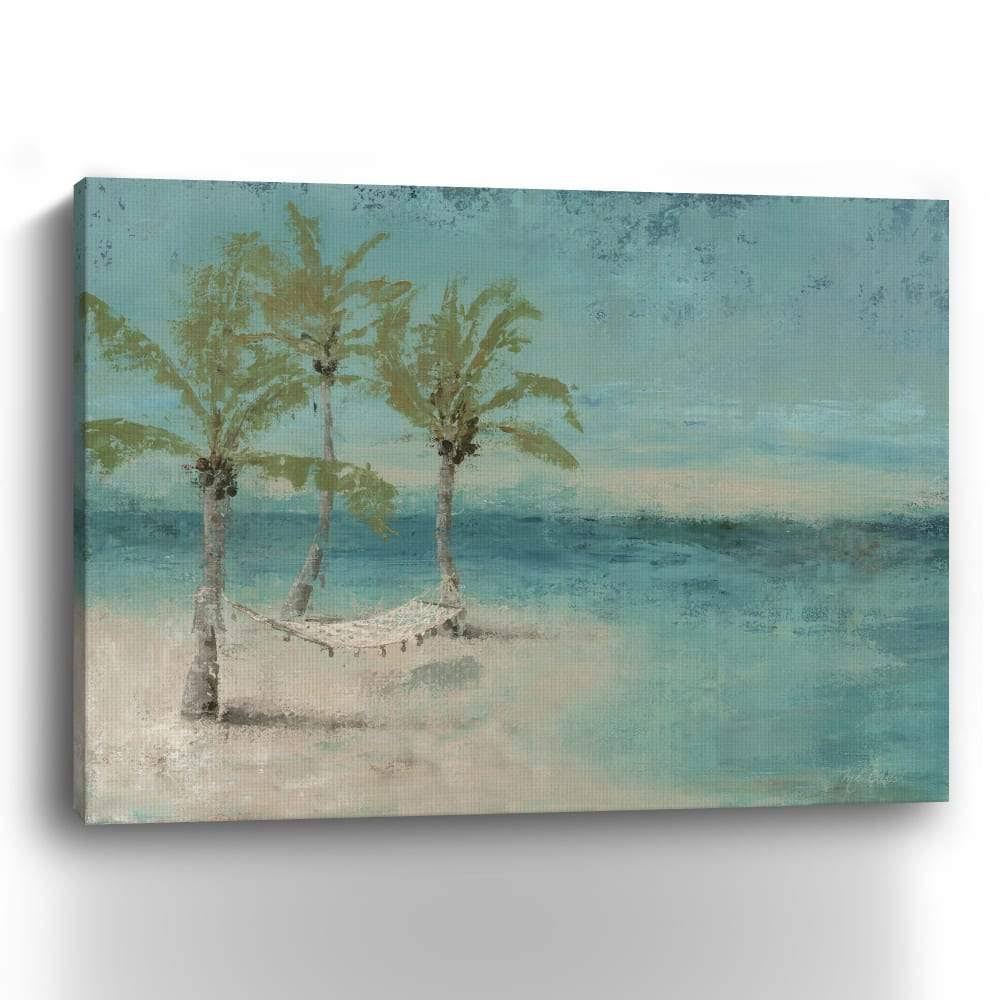 Teal Canvas Giclee 40x22 x 30x22 Polyester A3770