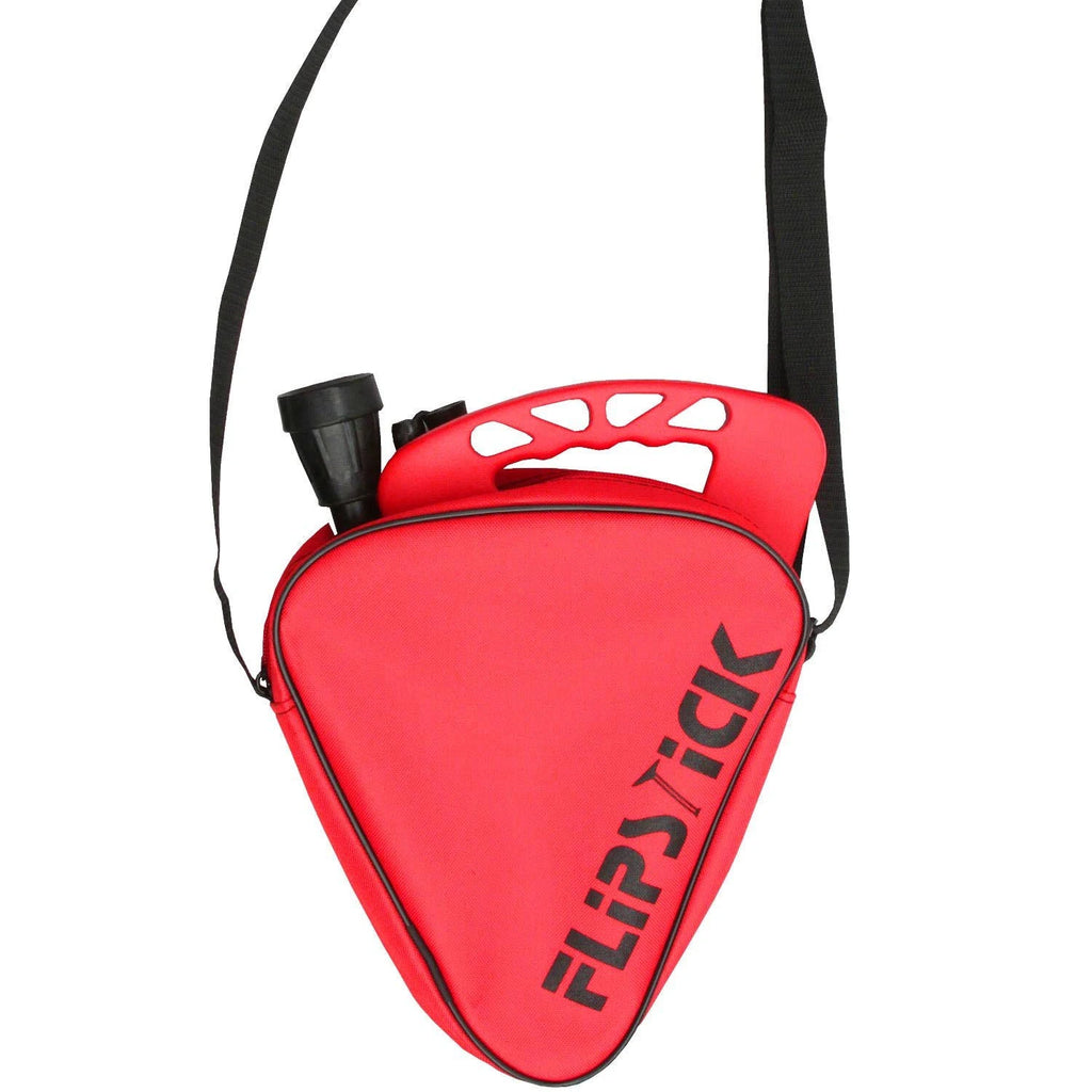 Red Adjustable Seat Cane with Red Bag R1242