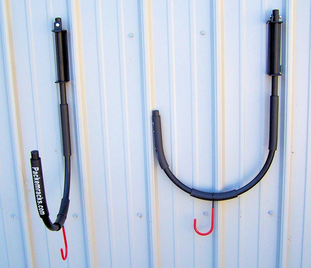 Yellow Folding Kayak Rack Roof Top and Wall Carrier Bundle O9127
