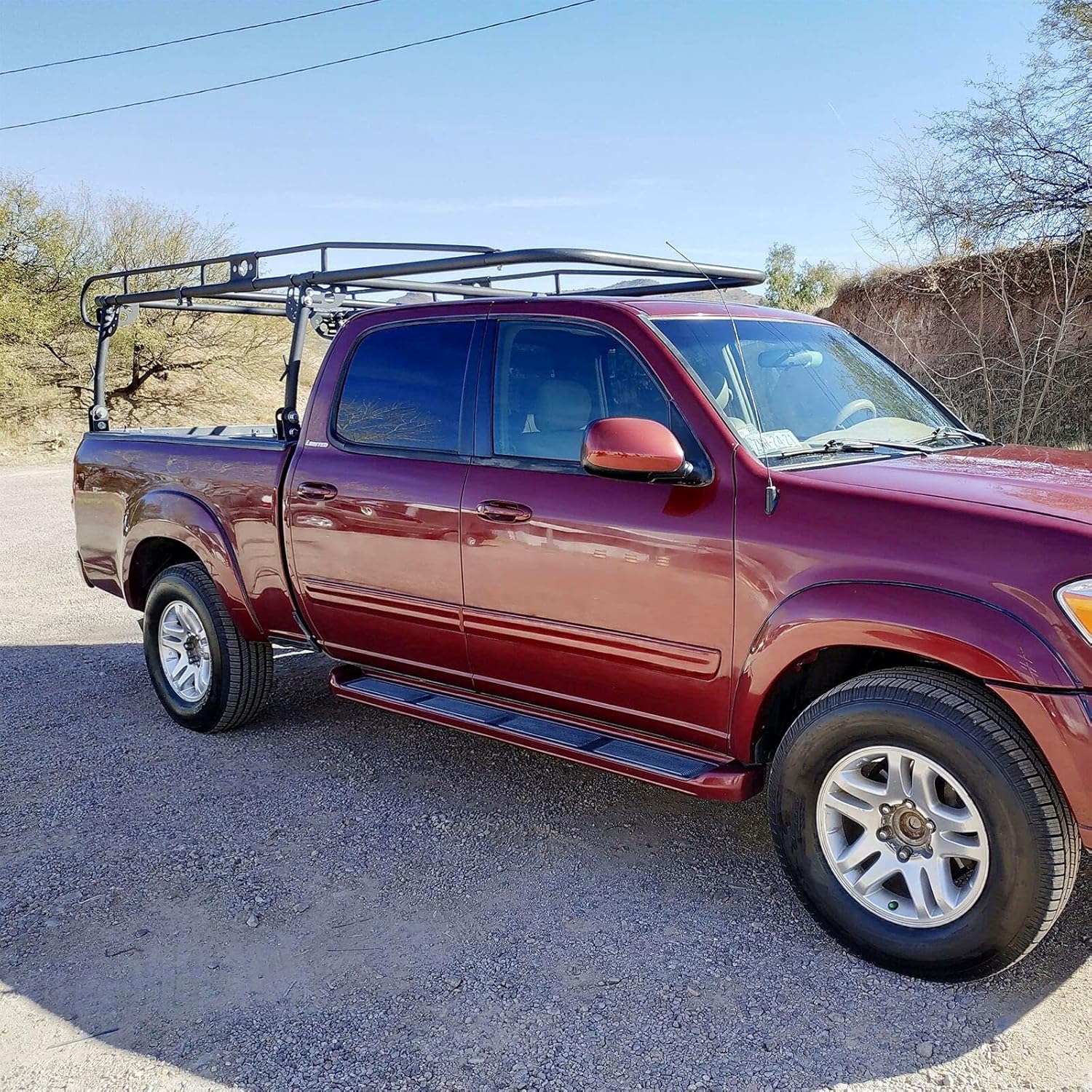 Adjustable Full Size Bed Truck Ladder Rack B70417