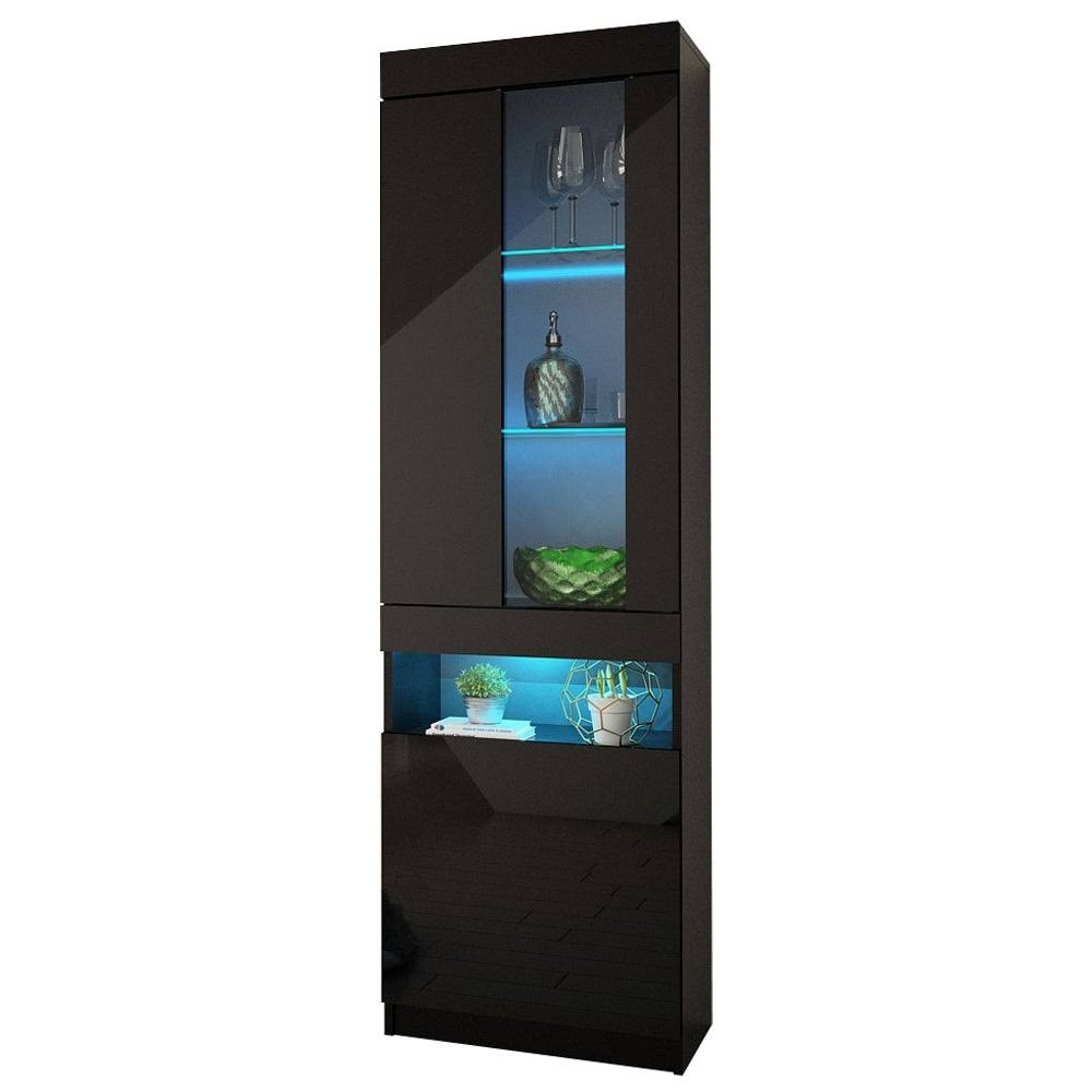 Black Modern Bookcase A390