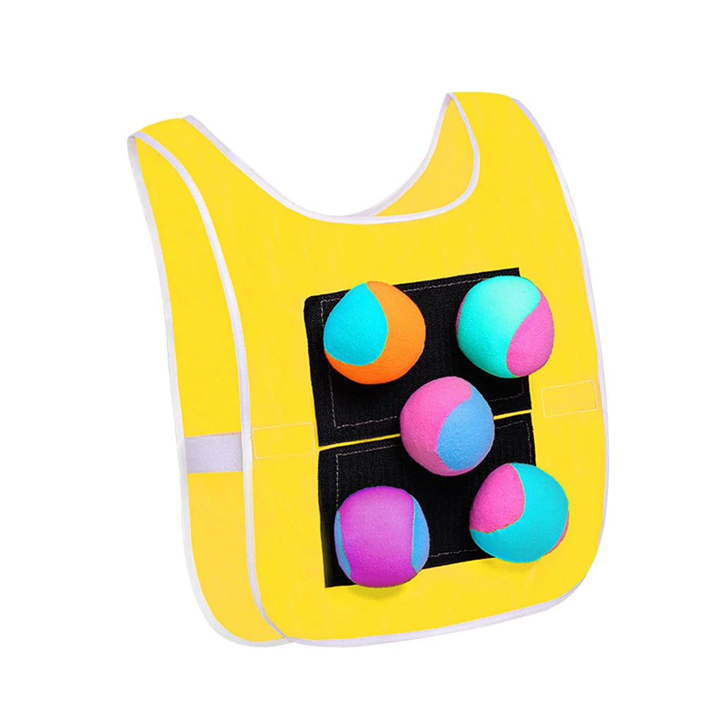 Sticky Dodgeball Vest with 5 Sticky Ball C391