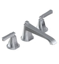 Double Handle Widespread Roman Tub Faucet in Unfinished Brass Trim Z614175