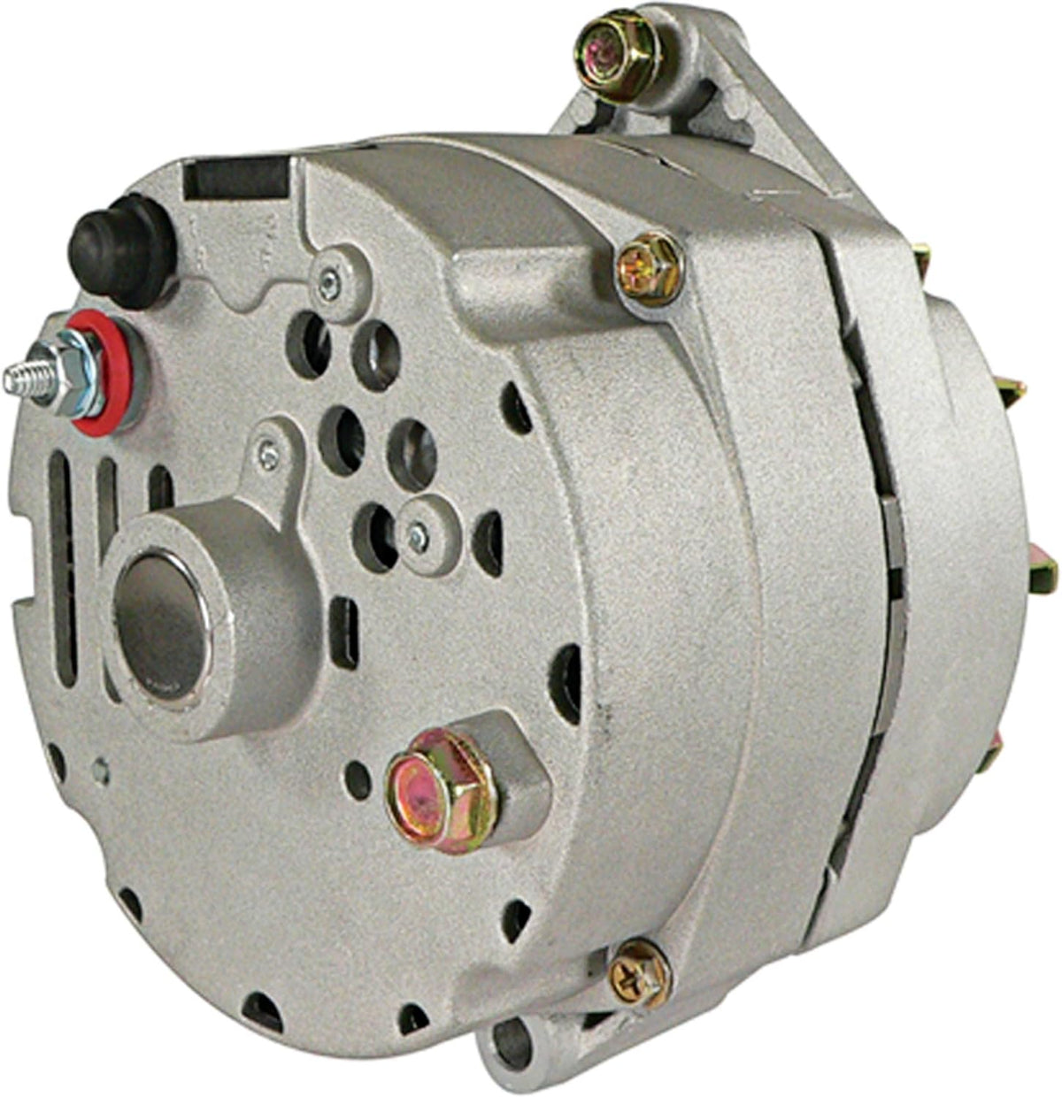 New Alternator Compatible with 10Si Delco 1-Wire 63 Amp With R-Terminal Stud On Rear Q1329