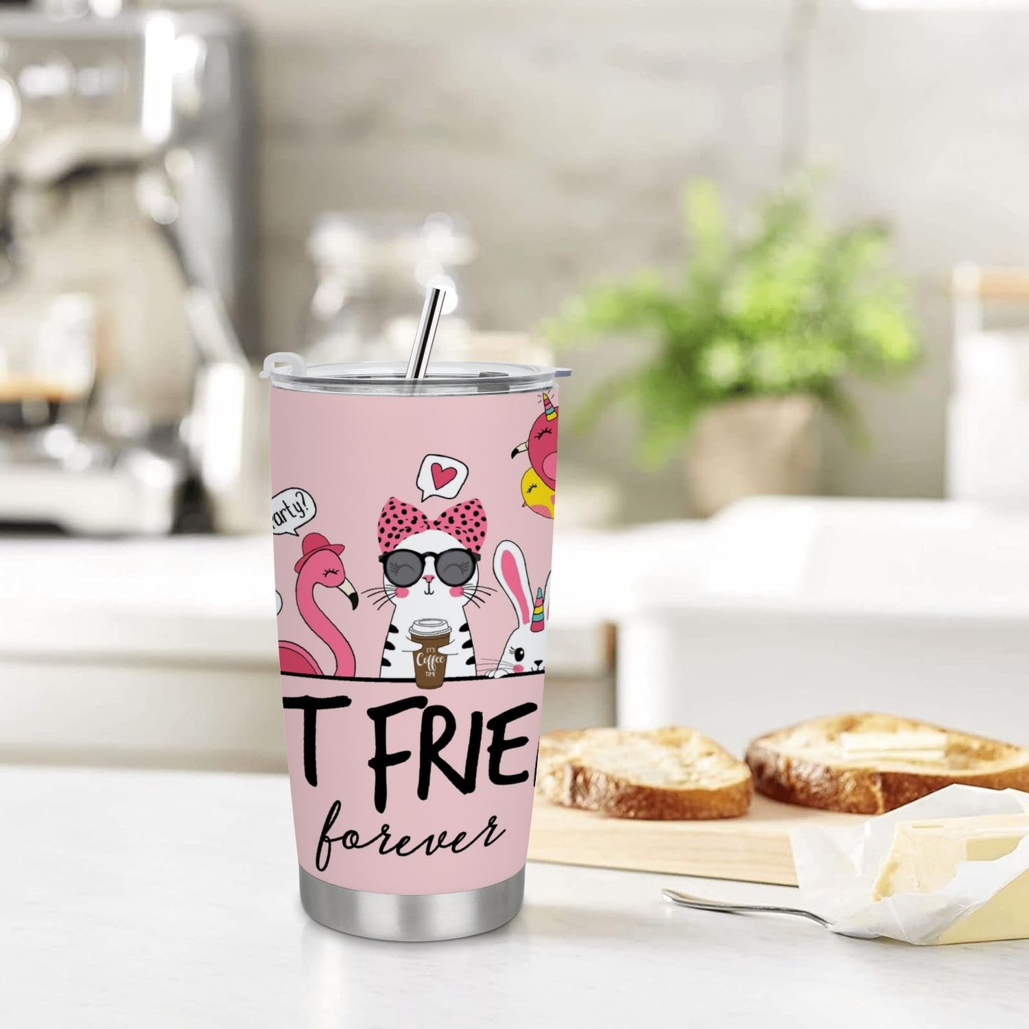 304 Stainless Steel Insulated Travel Mug with Lid X10549